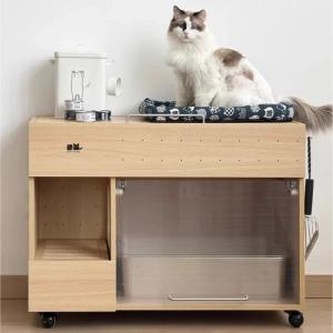 猫トイレ 大型 プラスチック 猫用 フルカバー...の詳細画像2