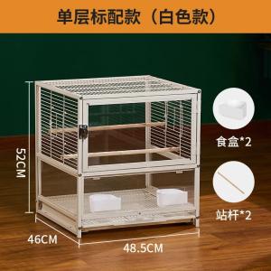 鳥かご 大型 金属 アクリル キャスター イン...の詳細画像4