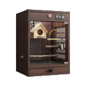 鳥かご 大型 金属 餌入れ付き スタンド ハト...の詳細画像3
