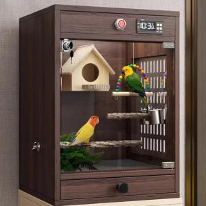 鳥かご 大型 金属 餌入れ付き スタンド ハト...の詳細画像2