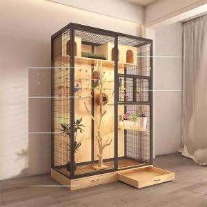 大型コカティエル鳥かご、愛鳥用屋外/屋内鳥かご...の詳細画像2