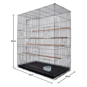 鳥かご 大型 金属 ハンモック インコ オウム...の詳細画像2