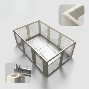 犬 サークル ペットフェンス プラスチック 折...の詳細画像2