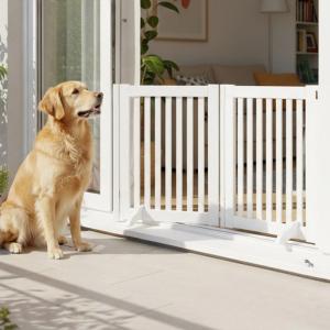 犬 サークル ペットフェンス プラスチック 折...の詳細画像1