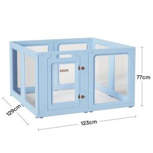 送料無料 プラスチック 犬用フェンス 123x129x77cm