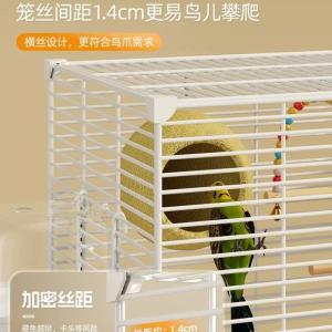 鳥かご ステンレス アクリル オカメインコ ハ...の詳細画像4