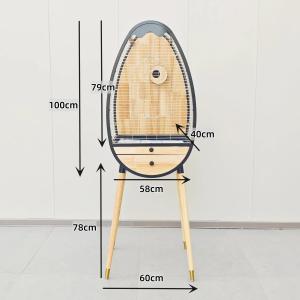 鳥かご ステンレス アクリル スタンド カナリ...の詳細画像2