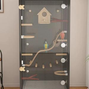 鳥かご ステンレス アクリル インコ オウム ...の詳細画像2