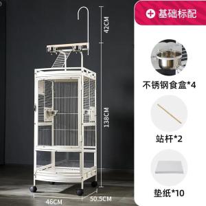 鳥かご ステンレス アクリル キャスター ハン...の詳細画像4