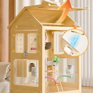 鳥かご 特大 金属 スタンド フライト インコ...の詳細画像4