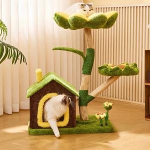 キャットタワー 麻 ジュート 隠れ家 ハウス ...の詳細画像1