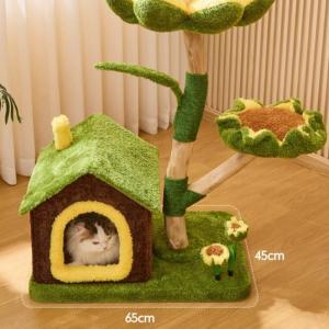 キャットタワー 麻 ジュート 隠れ家 ハウス ...の詳細画像4