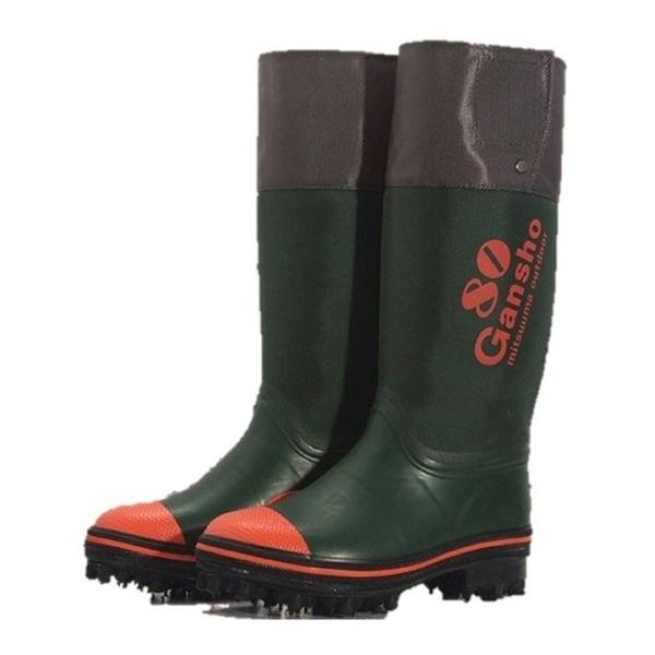 岩礁８０ＮＳ　ミツウマ　スパイク長靴