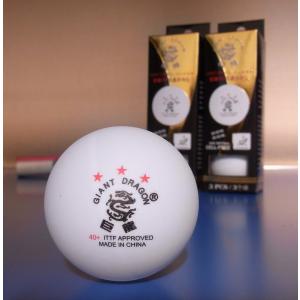巨龍４０+プラスチックボール　３スター　６個　/全国送料無料/　卓球　ITTF公認球　トレーニング　４０ｍｍ｜yell-store