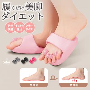 [1195円!半額クーポンで!]ダイエット スリッパ 足つぼ ツボ押し 体幹 履くだけ 健康サンダル ルームシューズ 室内 美脚 姿勢 むくみ 足裏マッサージ^bm1493^