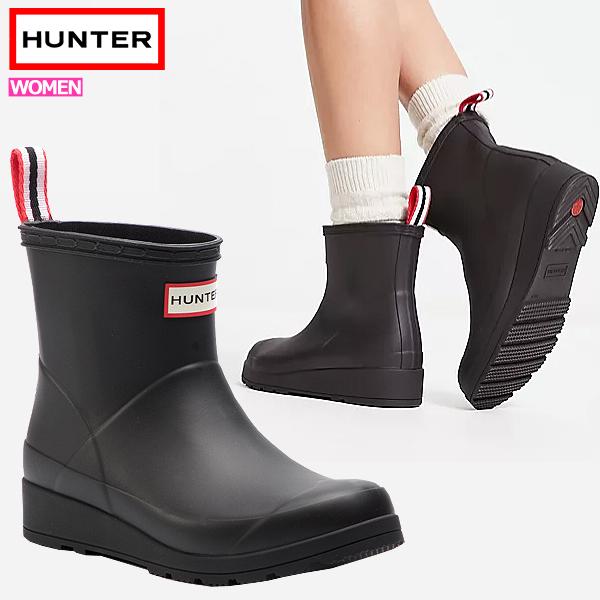 ハンター レインブーツ ブーツ レディース 雨 防水 HUNTER ORIGINAL PLAY BO...