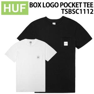 HUF ハフ 半袖 Tシャツ クルーネック カットソー BOX LOGO POCKET TEE TSBSC1112 （単品購入に限りメール便発送） huf490｜yellow