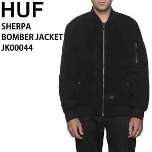 ハフ HUF ジャケット アウター ボンバージャケット メンズ サンフランシスコ ロサンゼルス JK00044 SHERPA BOMBER JACKET huf538【a_ts】｜yellow