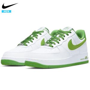 ナイキ エア フォース 1 ロー 07 メンズ スニーカー WHITE/CHLOROPHYLL AIR FORCE 1 Low 07 DH7561-105^【nike349】^｜yellow