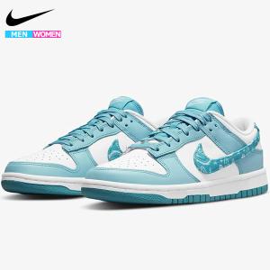 ナイキ  ダンク ロー ESS ブルーペイズリー メンズ レディース スニーカー DUNK LOW ESS WHITE/WORN BLUE-WHITE-WORN BLUE DH4401-101^【nike377】^