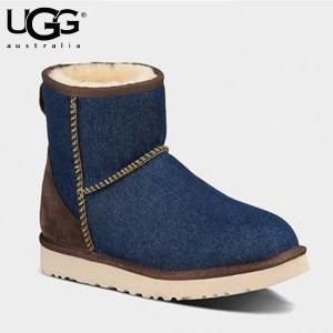 アグ クラシック ミニ デニム ブーツ メンズ ショートブーツ