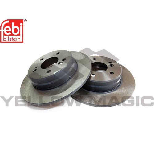 【febi bilstein】 リアコーテッドブレーキディスクセット [Benz,ベンツ,Cクラス,...