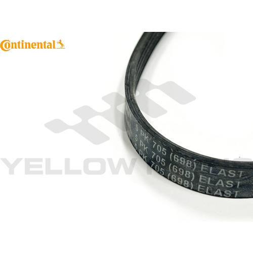 【CONTITECH】 エアコンベルト(ELAST) 5PK705mm [VOLVO,ボルボ,C30...