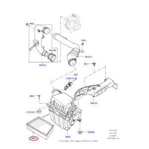【BLUE PRINT】 エアーエレメント [...の詳細画像1