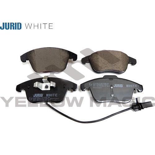 【JURID WHITE】 フロントセラミックブレーキパッド(低ダスト/センサー付) [AUDI,ア...