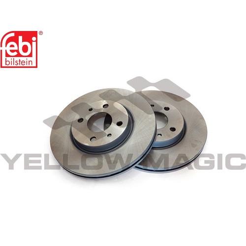 【febi bilstein】 フロントコーテッドブレーキディスクセット [FIAT,フィアット,P...