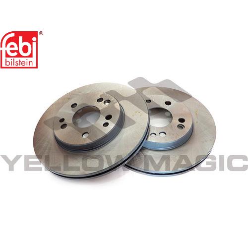 【febi bilstein】 フロントコーテッドブレーキディスクセット [Benz,ベンツ,Cクラ...