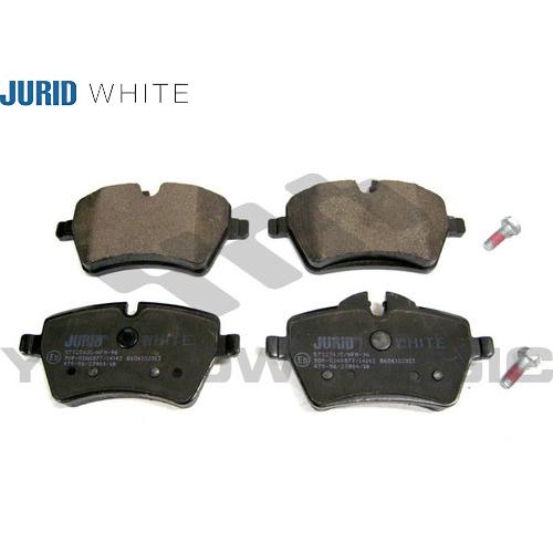 【JURID WHITE】 フロントセラミックブレーキパッド(低ダスト) [MINI,ミニ,R55/...