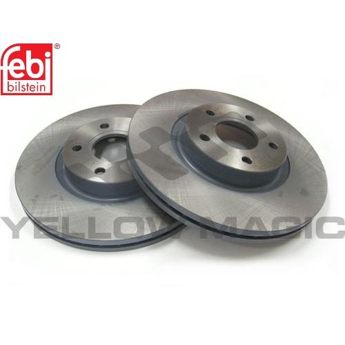 【febi bilstein】 フロントコーテッドブレーキディスクセット(300mm) [VOLVO...