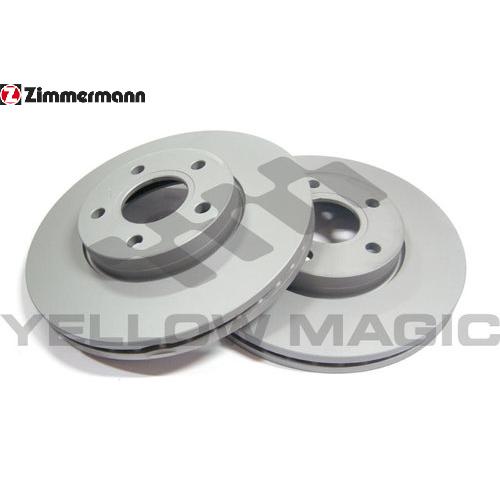 【Zimmermann】 フロントブレーキディスク左右セット(15" 286mm) [VOLVO,ボ...