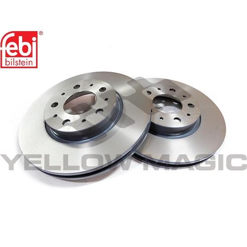 【febi bilstein】 フロントコーテッドブレーキディスクセット(280mm) [VOLVO...