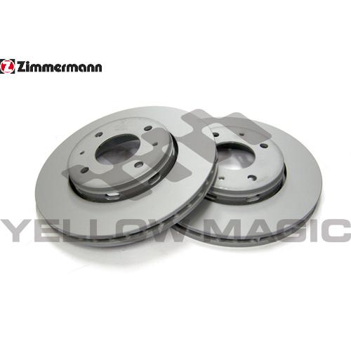 【Zimmermann】 フロントブレーキディスク左右セット [VOLVO,ボルボ,V40 / 30...