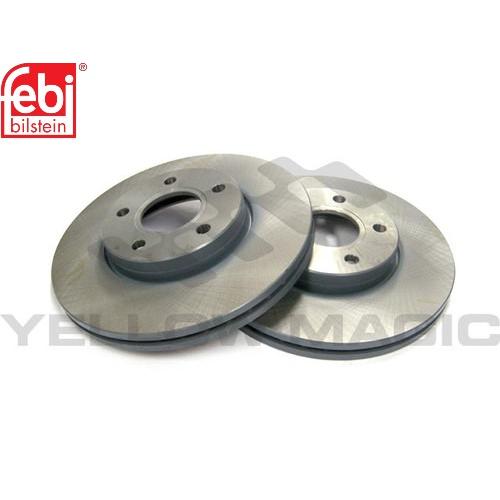 【febi bilstein】 フロントコーテッドブレーキディスクセット(15" 286mm) [V...