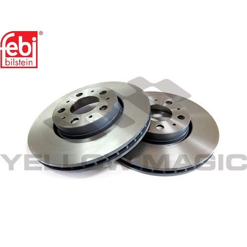 【febi bilstein】 フロントコーテッドブレーキディスクセット(15" 286mm) [V...