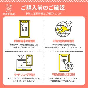 イギリス UK SIM THREE ヨーロッパ...の詳細画像1