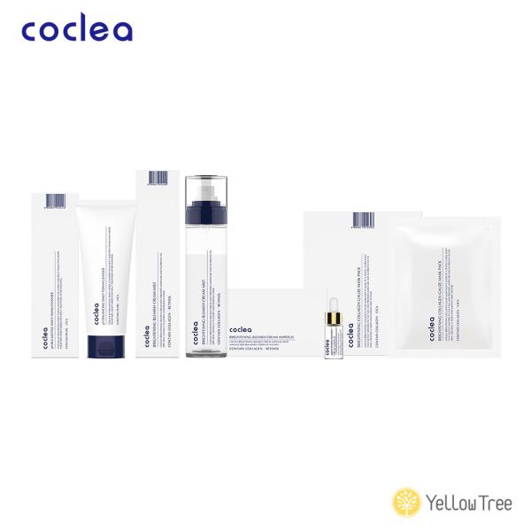 コクレア 4STEPスキンケアセット 洗顔フォーム+化粧水ミスト+美容液+マスク クレンジング  ミ...