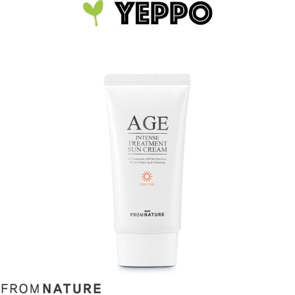 サンクリーム 日焼け止め FromNature フロムネイチャー エイジインテンストリートメントサン...
