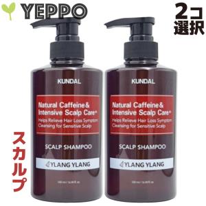2個選択 KUNDAL クンダル カフェイン スカルプ シャンプー