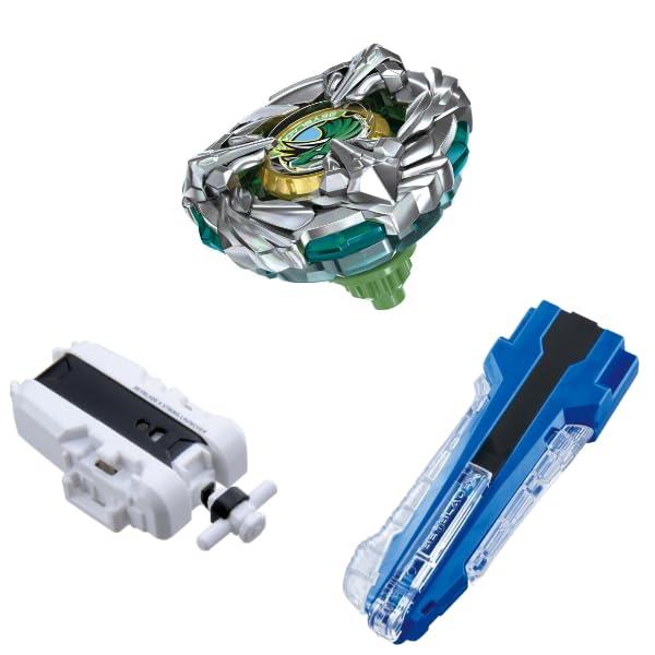 ベイブレード X BX-44 トリケラプレスM-85BS + BX-28 ストリングランチャー ホワ...