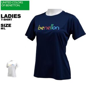 ベネトン benetton レディース 半袖 Tシャツ 411-542 メール便も対応｜yf-ing