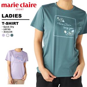 マリクレール marie craire レディース 半袖 Tシャツ 415-723｜yf-ing