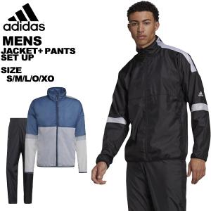 アディダス adidas メンズ  上下セット ウインドブレーカー ウインドパンツ CL306-UB463｜yf-ing