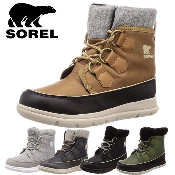 SOREL/ソレル レディース スノーブーツ ブーツ ショート スノーシューズ 冬 靴 防滑 防水 ...