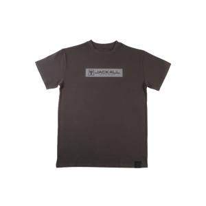 ジャッカル　ボックスロゴTシャツ S グレー/リフレクトロゴ
