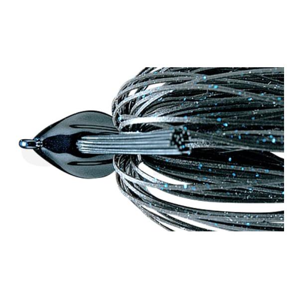 デプス　フラットバックジグ 1oz #28 ブラック/ブルーフレーク