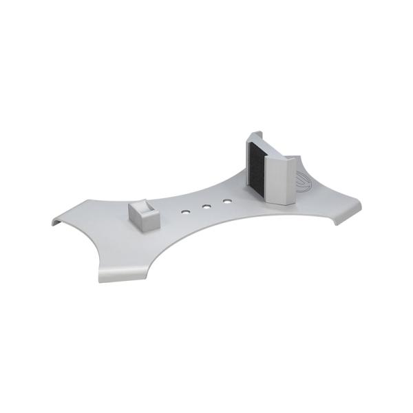 プロックス　PX9286SPS 攻棚ワカサギマルチアクションテーブル万力用スタンドプレート シルバー